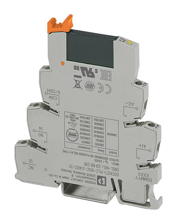 Phoenix Contact PLC-OSC- 24DC/ 48DC/100 PLC-OSC- 48DC/100 Solid State Relay SPST-NO 100 mA 48 VDC DIN Rail Screw Zero Crossing