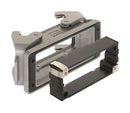 Harting 09300160391 Heavy Duty Connector w/Frame Base Bulkhead Mount Aluminium Body 2 Lever 16B
