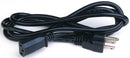 VOLEX 17604 10 B1 POWER CORD, NEMA5-15P/IEC C13, 2M, 15A, BLACK
