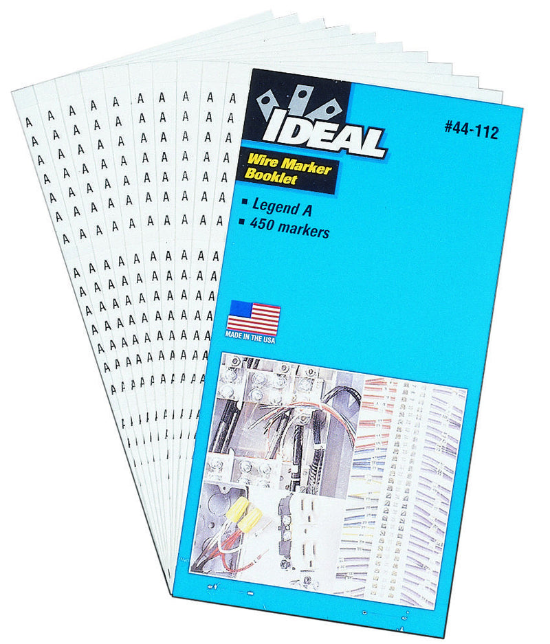 IDEAL 44-101 WIRE MARKER BOOKLET