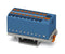 Phoenix Contact PTFIX 6/18X25-NS35 BU Panel Mount Barrier Terminal Block Blue 24 A 690 V 19 Pole Push In 12 AWG