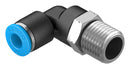 Festo 153047 Pneumatic Fitting Push-In L-Fitting R1/4 14 bar 6 mm PBT (Polybutylene Terephthalate) QSL