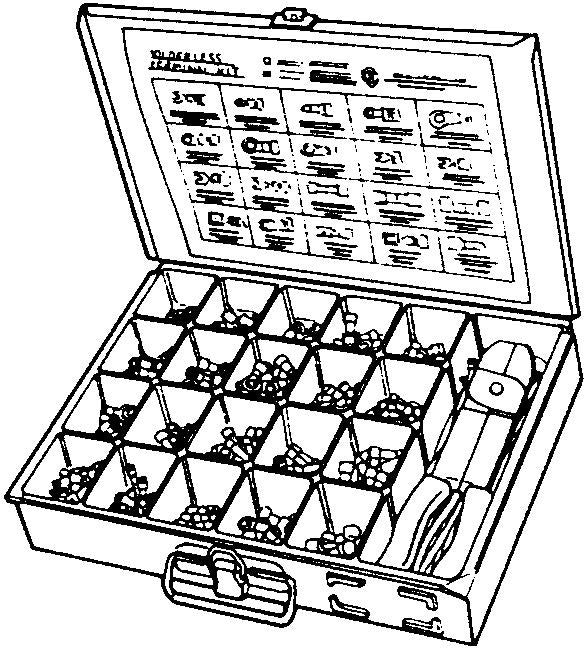 HOFFMAN PRODUCTS A18K4 SOLDERLESS TERMINAL KIT
