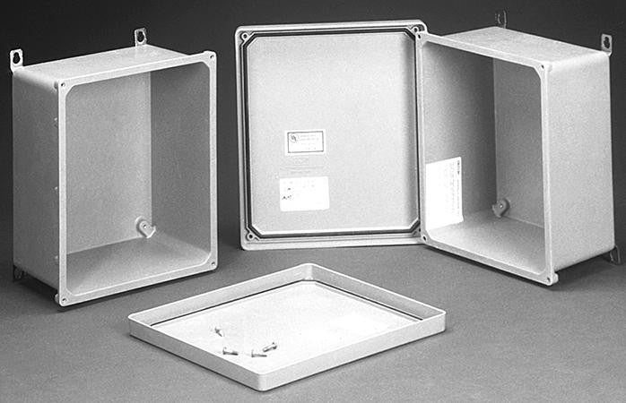HAMMOND PJ16148H ENCLOSURE, INSTRUMENT, FIBERGLASS, GRAY