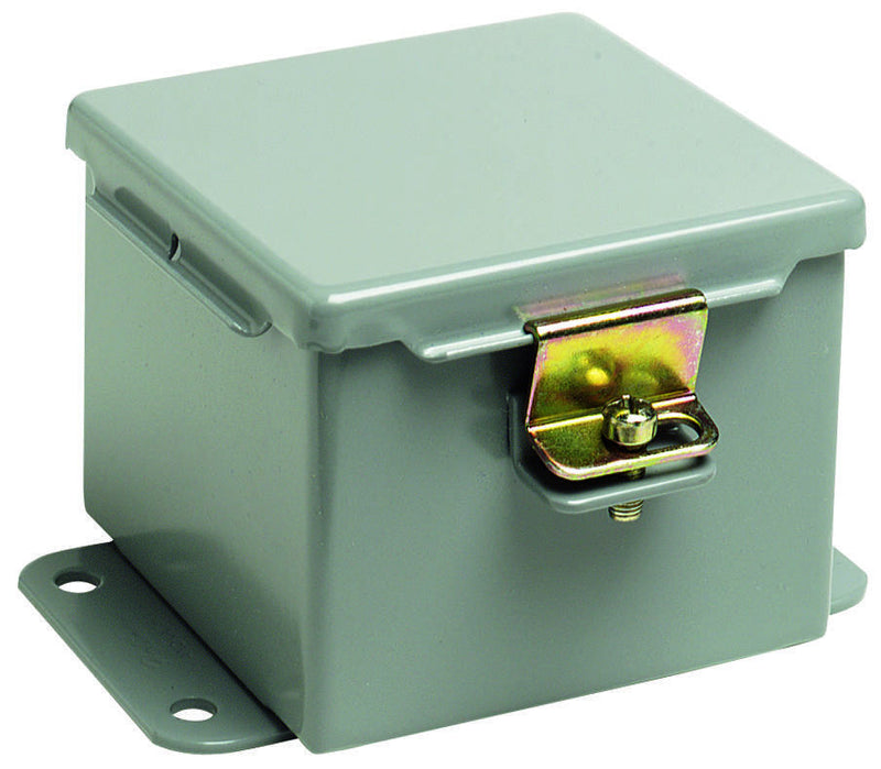 HOFFMAN ENCLOSURES A404CH ENCLOSURE, JUNCTION BOX, STEEL, GRAY