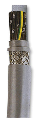 PRO POWER PPCY3C0.50 50M Multicore Screened Cable, CY, Grey, 3 Core, 0.5 mm&sup2;, 164 ft, 50 m