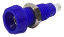 Deltron Components 563-0200-01 563-0200-01 Banana Test Connector 4mm Socket Panel Mount 10 A 50 V Silver Plated Contacts Blue