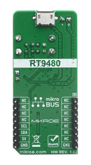 Mikroelektronika MIKROE-4116 MIKROE-4116 Click Board Powerbank 2 Optical RT9480 I2C Mikrobus 5 V 57.15 mm x 25.4