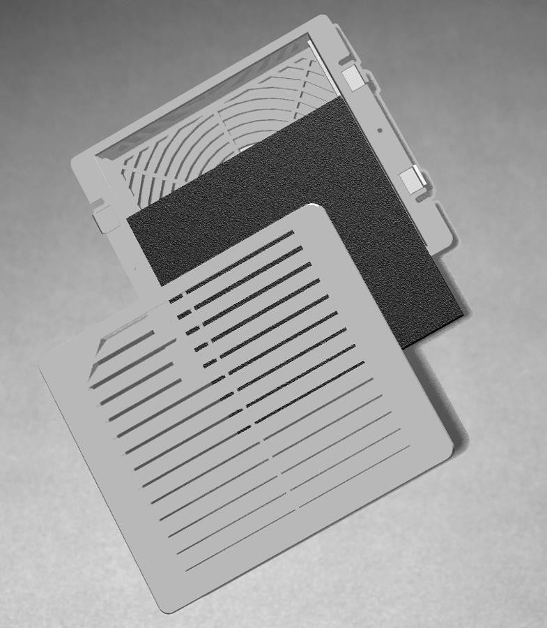 HOFFMAN ENCLOSURES TEP4 FAN FILTER W/ EXHAUST GRILLE