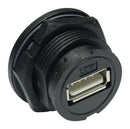 Amphenol LTW UA-20PMFP-LC7001 USB Sealed Connector Type A 2.0 Plug 4 Position Panel Mount IP67