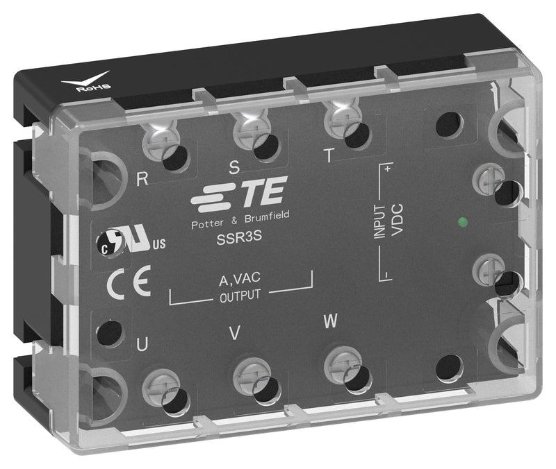 POTTER&amp;BRUMFIELD - TE Connectivity SSR3S-480D75 Solid State Relay Spst 75A 48V-480V