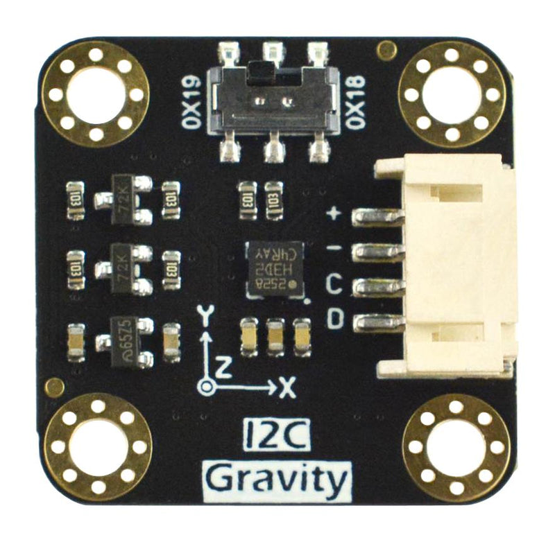 Dfrobot SEN0412 SEN0412 Accelerometer Board Gravity Triple Axis I2C H3LIS200DL Arduino &Acirc;&plusmn;100g / &Acirc;&plusmn;200g New