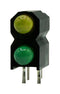 Dialight 553-0132-300F CKT Board Indicator G/Y 19/12.6MCD TH