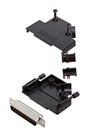 Amphenol ICC (COMMERCIAL PRODUCTS) L17D45PK-P-25+L717SDB25P D Sub Connector With Backshell DB25 25 Contacts Plug Solder DB D45PK-P Series Steel Body