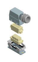 Harting 73101000034 HDC Signal KIT 72DD Double Lever New