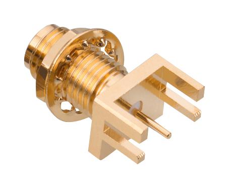 Wurth Elektronik 63012242124506 63012242124506 RF / Coaxial Connector SMA RP Straight Bulkhead Jack Board Edge End Launch 50 ohm