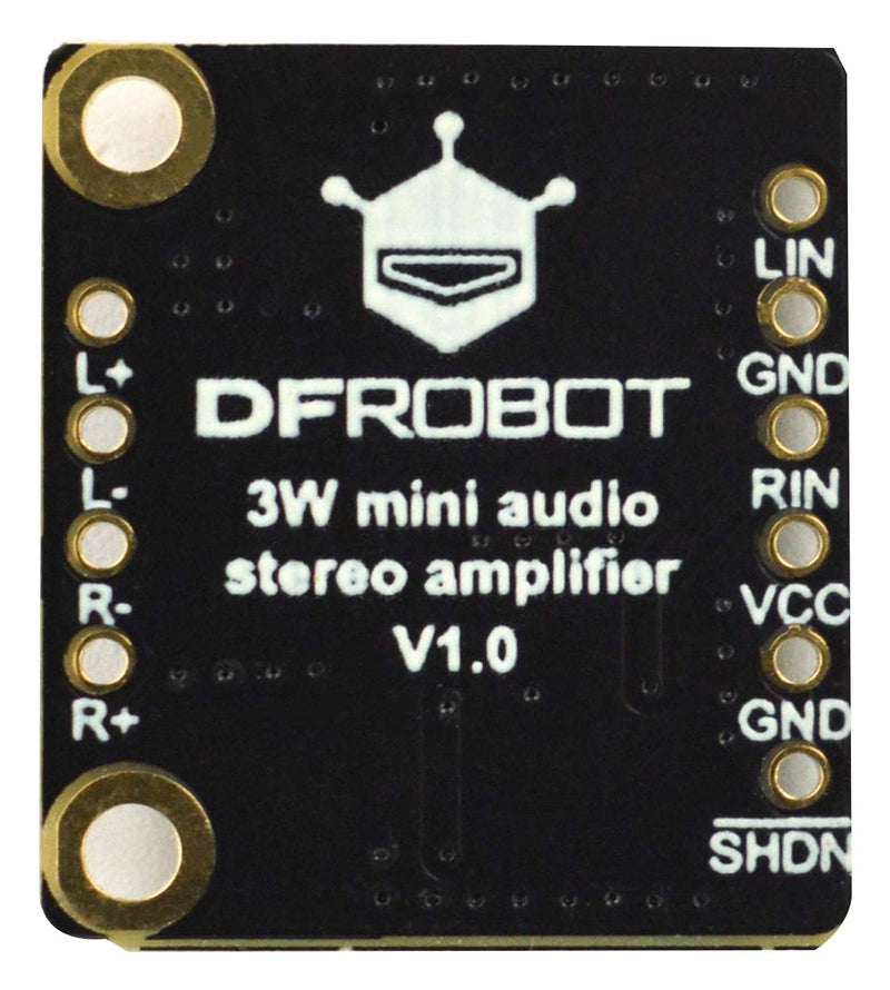 Dfrobot DFR0119-O DFR0119-O Evaluation Board Mini Audio Stereo Amplifier 3.3 V to 5.5 Supply Class D