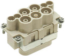 Harting 09380082601 Rectangular Insert Receptacle 10B 4 Position Clamp