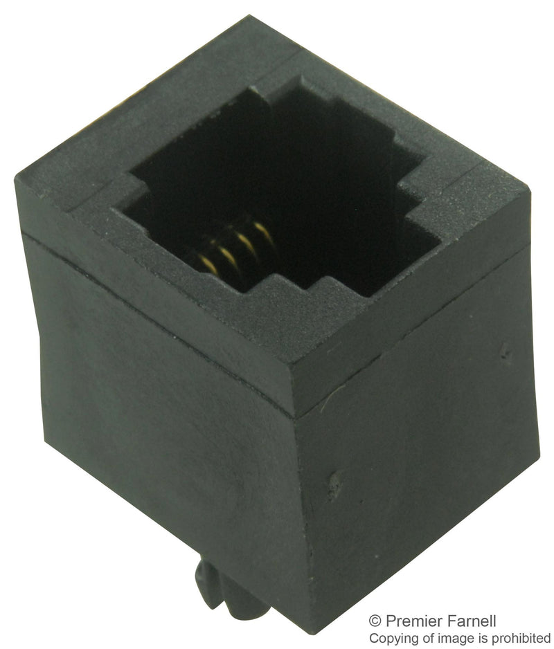 MH CONNECTORS MHRJJ66NFV Modular Connector, RJ12, Jack, 6 Contacts, 6 Ways, 1 Ports