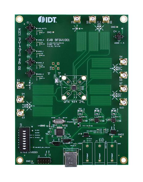 Integrated Device Technology EVK9FGV1001 Evaluation Board 9FGV1001 Programmable Clock Generator Phi-Clock PCI-E