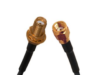Johnson - Cinch Connectivity 415-0201-MM75 RF Cord REV SMA PLUG-BHD Jack 3"