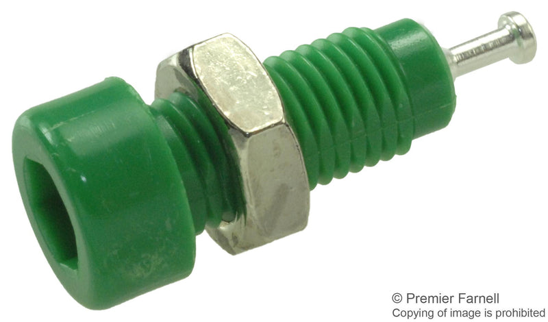 JOHNSON - CINCH CONNECTIVITY 105-0604-001 TIP JACK, 5700V, 10A, GREEN