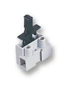 METWAY ELECTRICAL INDUSTRIES 1003SI01 Panel Mount Barrier Terminal Block, 1 Row, 1 Ways, 8 AWG, 16 A