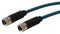 Bulgin PXPTPU12FBF08XFB050PU Sensor Cable Cat6a M12 Straight 8 Position Receptacle