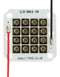 Intelligent LED Solutions ILR-ON16-RED1-SC211-WIR200. Module Oslon 80 16+ Powercluster Series Red 625 nm 1136 lm Square New