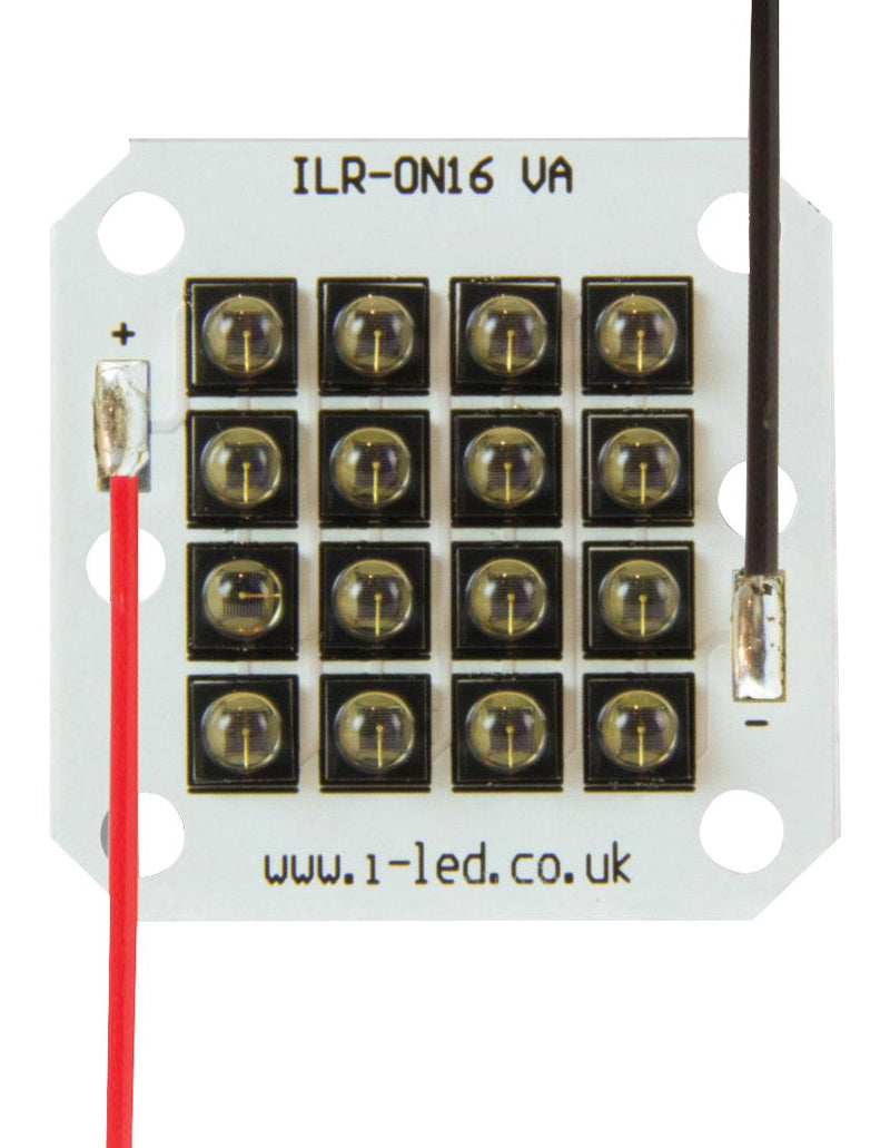 Intelligent LED Solutions ILR-ON16-RED1-SC211-WIR200. Module Oslon 80 16+ Powercluster Series Red 625 nm 1136 lm Square New