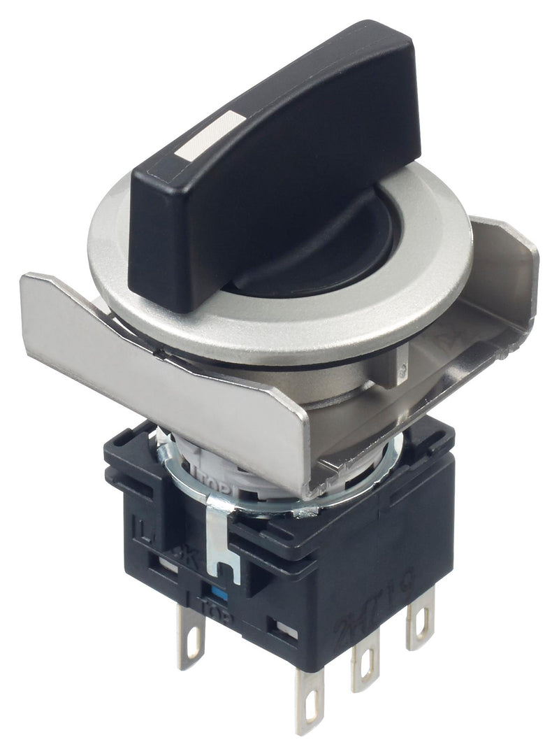 Idec LBW6MS-33T6 Rotary Switch 3 Position 2 Pole 45 &deg; 5 A 250 V LBW Series