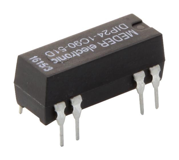 Standexmeder DIP24-1C90-51D Reed Relay Spdt 24 VDC DIP Series Through Hole 2 Kohm 200 mA