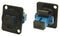 Cliff Electronic Components CP30215MB Fiber Optic Adapter CSK Hole SM SC Simplex Straight Panel FT Series