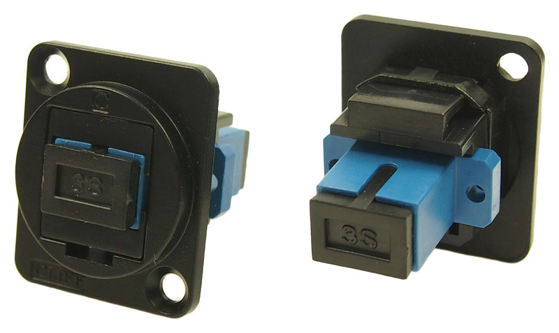Cliff Electronic Components CP30215MB Fiber Optic Adapter CSK Hole SM SC Simplex Straight Panel FT Series