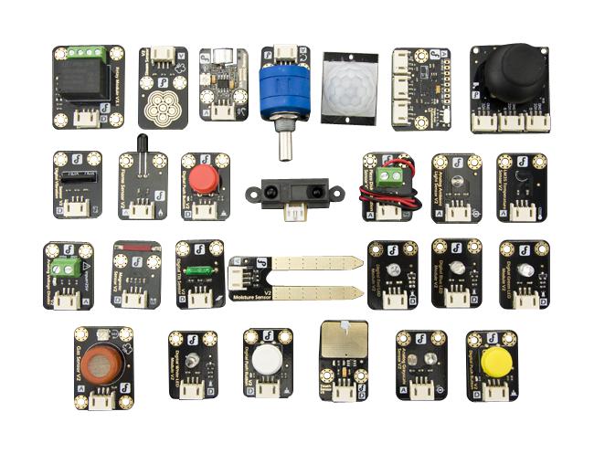 Dfrobot KIT0011 Development Kit Gravity Series Sensor For Arduino 27 x Assorted Sensors