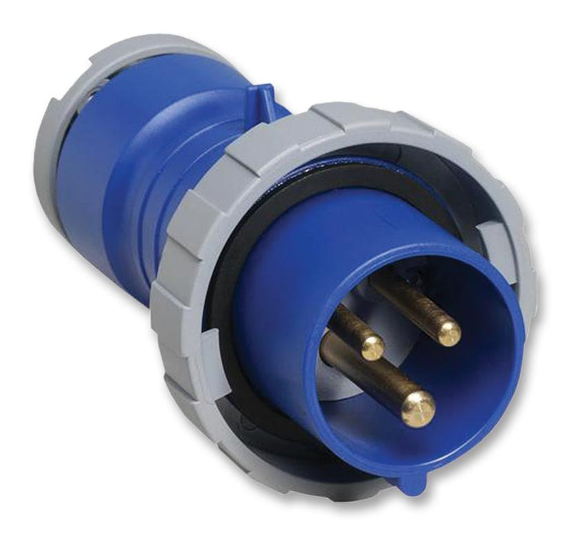 ABB 216P6W Pin & Sleeve Connector, 16 A, 250 V, Cable Mount, Blue
