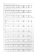 Weidmuller 1609820000 Terminal Block Marker 6MM
