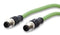 METZ CONNECT 142M1D11100 Sensor Cable, Ethernet, M12 Plug, 4 Way, M12 Plug, 4 Way, 10 m, 393.7 "