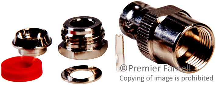 Amphenol RF 031-5 RF/COAXIAL BNC Jack Straight 50 OHM Clamp