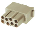 Harting 09140082734 Heavy Duty Connector Han-Modular Module 8 Contacts Receptacle Push Lock Socket