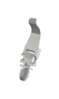 Essentra Components HFCC-BH-8-01 Spring Clip Hinged Nylon 6.6 Natural