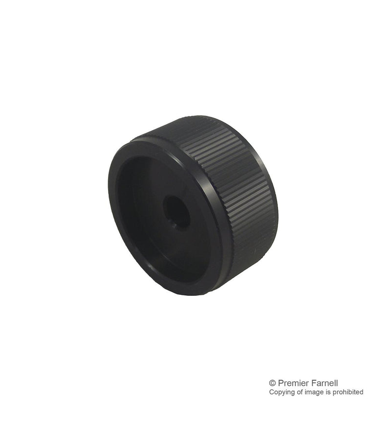 Multicomp 061-7008 Knob Round Shaft 6.35 mm Aluminium With Top Indicator Line 31.8