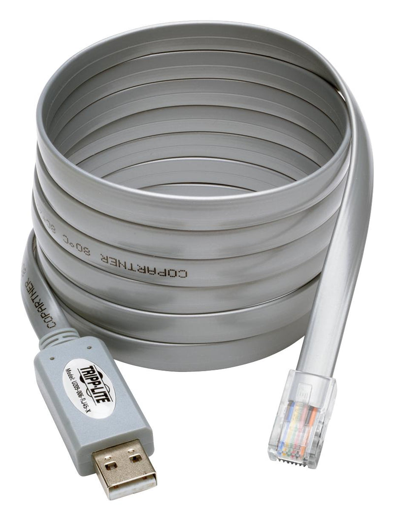 TRIPP-LITE U209-006-RJ45-X U209-006-RJ45-X USB TO RJ45 Cisco Serial Rollover Cable Type A M/M 6 FT 71Y6227