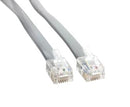 Amphenol Cables ON Demand MP-5FRJ12STWS-002 Ethernet Cable RJ12 PLUG-PLUG 2FT GRY New