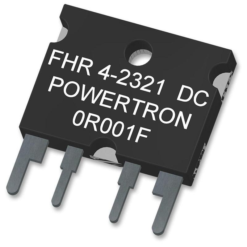 Powertron FHR 4-2321 0R010 S 1% Q Current Sense Resistor 0.01 ohm Series 40 W Metal Foil &plusmn;