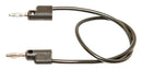 Mueller Electric BU-PB60-0. Test Lead 4mm Stackable Banana Plug 1 kV 15 A Black 1.52 m