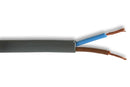 Multicomp PRO 2192Y-0.75MMGRY Multicore Cable Flexible Oval Per M Unscreened 2 Core 0.75 mm&Acirc;&sup2;