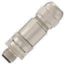AMP - TE Connectivity 2351415-2 Sensor Connector PG9 M12 Male 8 Positions Crimp Pin Contacts Not Supplied