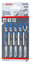 BOSCH T127D Jigsaw Blades for Aluminium T127D - 5 Pack