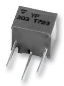 Vishay T73YP103KT20 Trimpot Single Turn Cermet Top Adjust 10 Kohm Through Hole 1 Turns